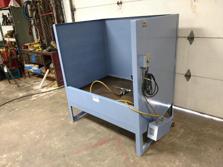 Used Peterson Recirculating Rinse Booth, Electric Heat, 220v, 1Ph