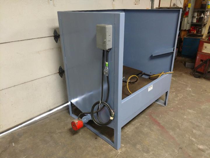 Used Peterson Recirculating Rinse Booth, Electric Heat, 220v, 1Ph