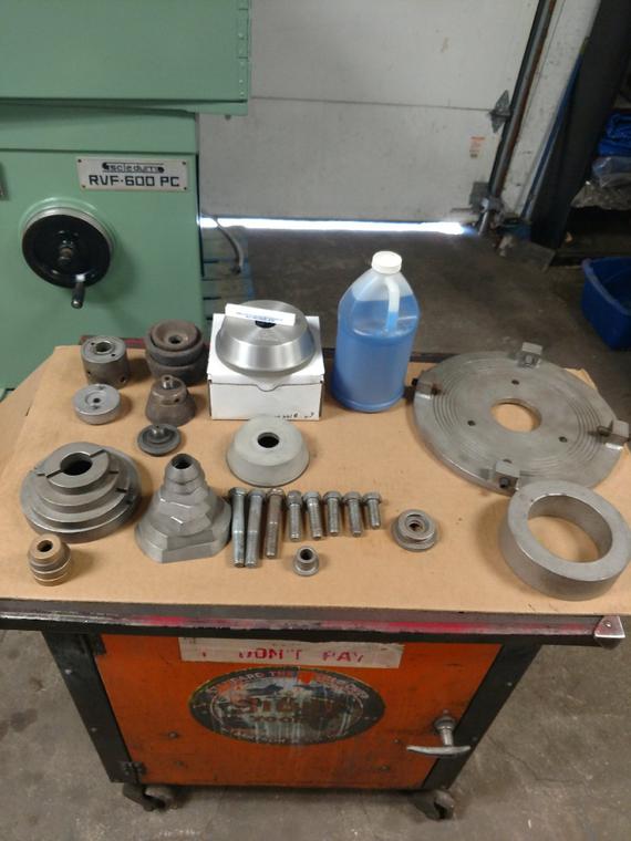 A nice reconditioned Scledum Flywheel Grinder, 230v, 3ph. With a good